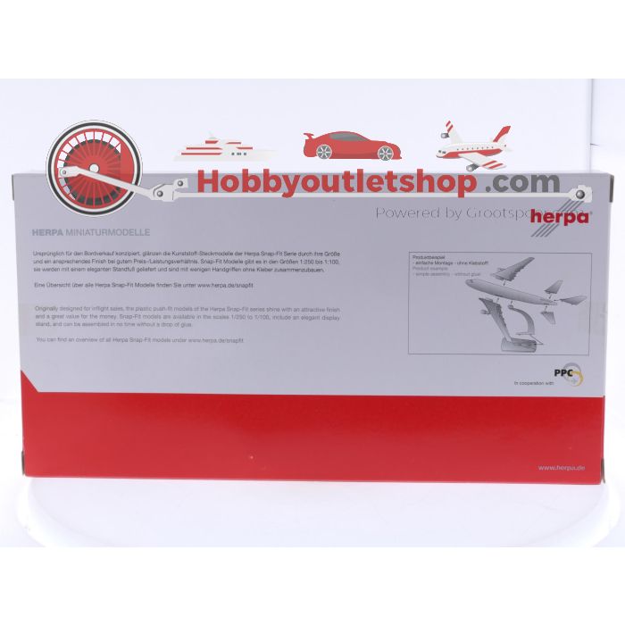 Schaal 1:200 Herpa 611848 Boeing 757-200 Icelandair '80 jaar' Reg. TF-FIR #7988