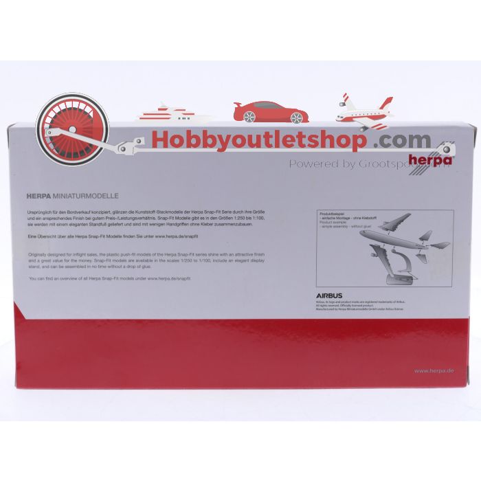 Schaal 1:200 Herpa 613651 Airbus A320 ITA Airways Reg. EI-DTE #7998 - sku: 20250724033219 - Nieuw - Afbeelding 3