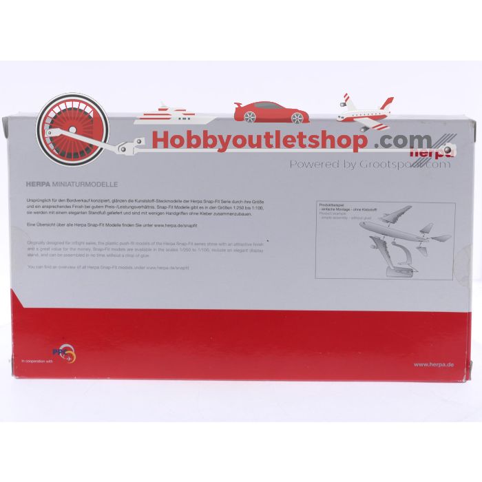 Schaal 1:200 Herpa 609401 Airbus A320 Iberia Reg. EC-IEG #8001