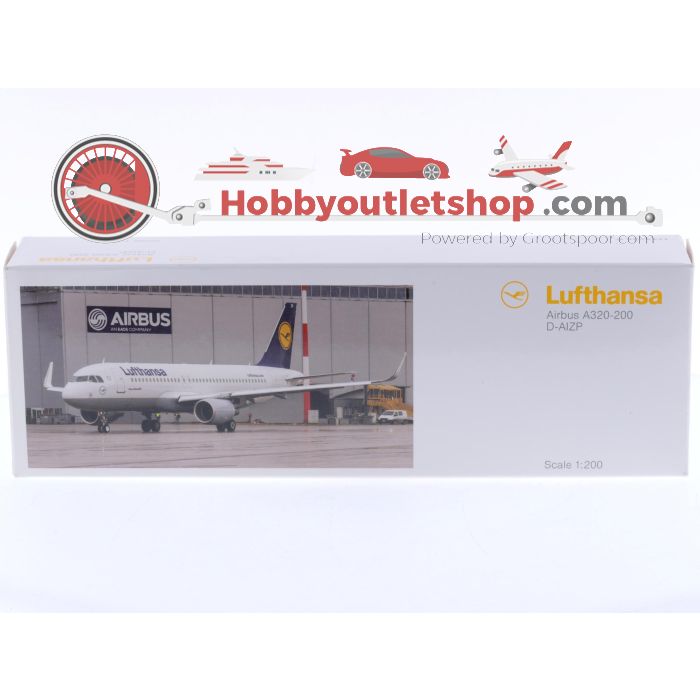 Schaal 1:200 Limox Wings LH27 Airbus A320-200 Lufthansa Reg. D-AIZP #8004