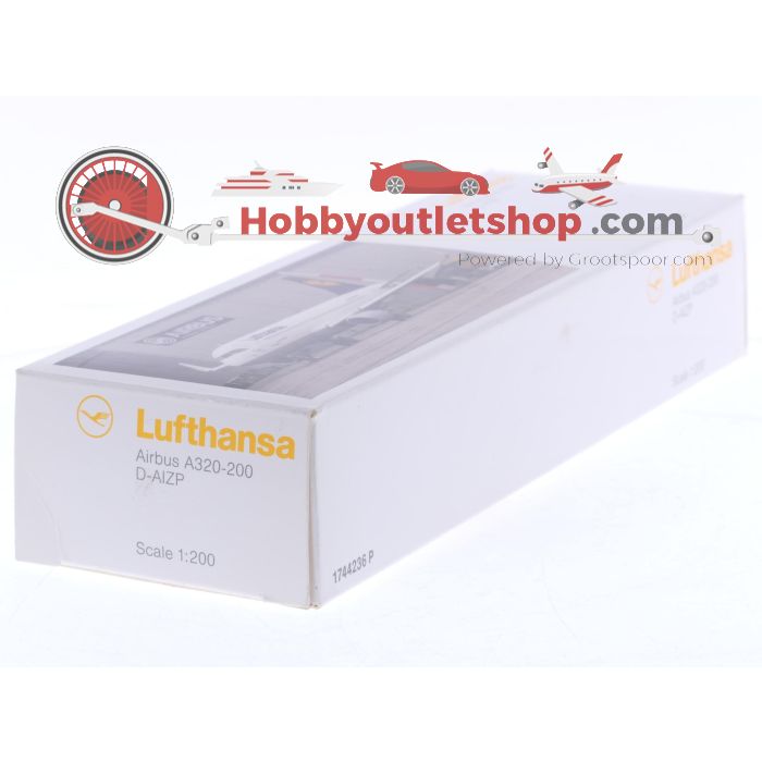 Schaal 1:200 Limox Wings LH27 Airbus A320-200 Lufthansa Reg. D-AIZP #8004