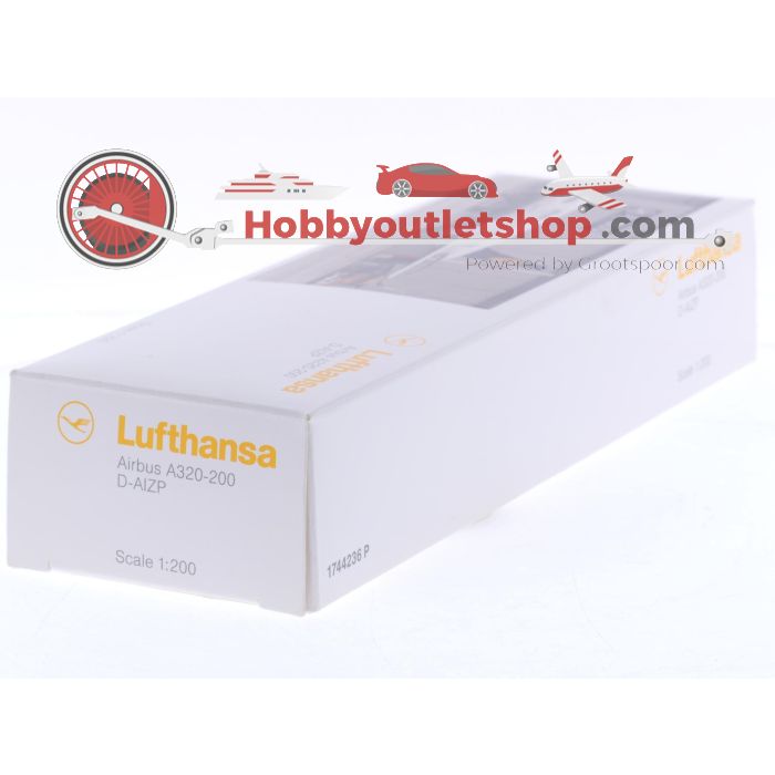 Schaal 1:200 Limox Wings LH27 Airbus A320-200 Lufthansa Reg. D-AIZP #8004