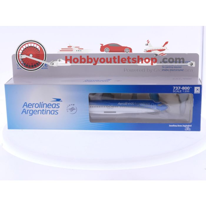 Schaal 1:200 Hogan Wings 0311 Boeing 737-800 Aerolineas Reg. N/A #8006