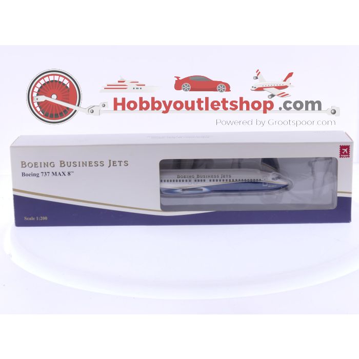 Schaal 1:200 Hogan Wings 10437 Boeing 737 Max 8 Boeing Business Jets Reg. BBJ-MAX 8 #8009
