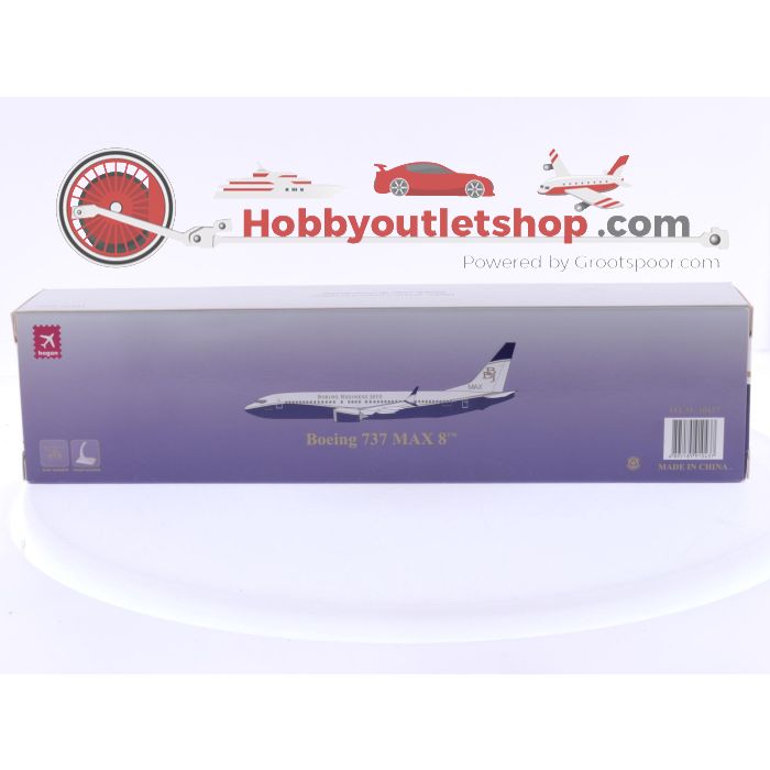 Schaal 1:200 Hogan Wings 10437 Boeing 737 Max 8 Boeing Business Jets Reg. BBJ-MAX 8 #8009