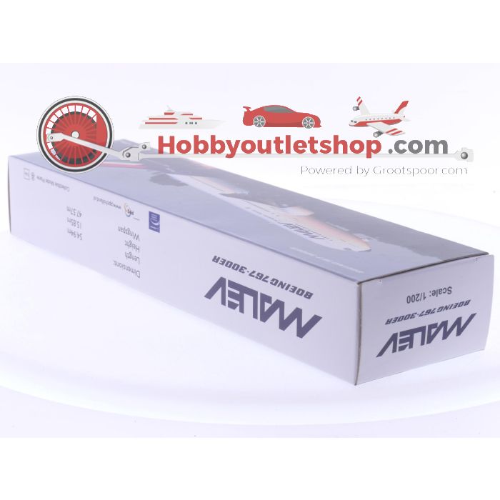 Schaal 1:200 PPC Holland 221010 en 223052 vliegtuigen set Hongarije Airbus A321 Wizz Air Reg. N/A en Boeing 767-300R Malev Reg. HA-LHC #8036