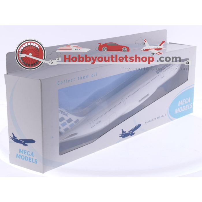 Schaal 1:200 Mega Models MM033 en PPC Holland 700855 set van 2 vliegtuigen van Strategic Airways Airbus A330-200 Reg. VH-SSA en Airbus A320 Reg. N/A  #8053