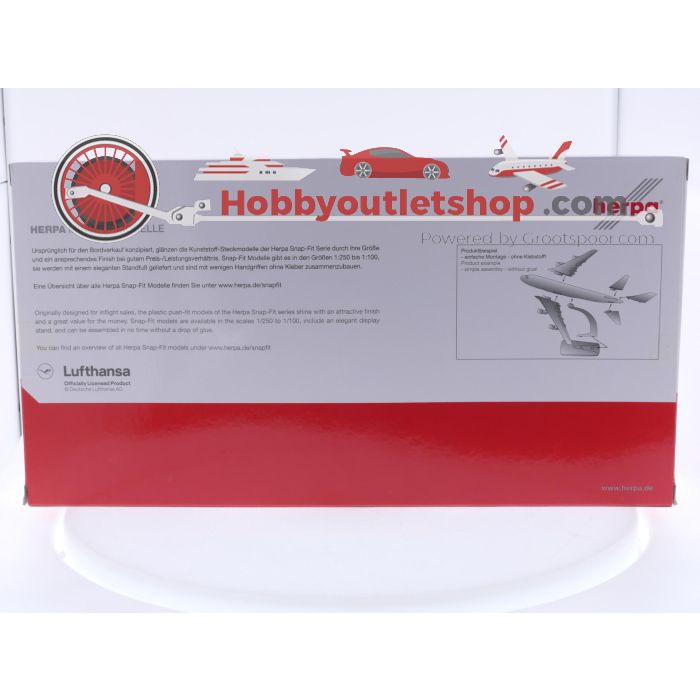 Schaal 1:200 Herpa 613453 Snap‑Fit Boeing 787‑9 Lufthansa “Berlin” Reg. D‑ABPA #8059 - sku: 20250805034632 - Neu - Bild 3
