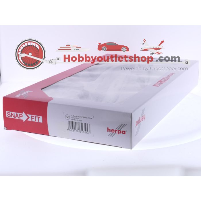 Schaal 1:200 Herpa 613453 Snap‑Fit Boeing 787‑9 Lufthansa “Berlin” Reg. D‑ABPA #8059 - sku: 20250805034632 - Neu - Bild 4