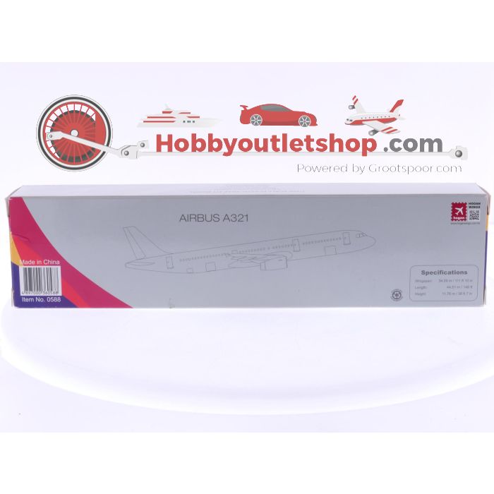 Schaal 1:200 Hogan Wings 0588 Airbus A321-200 Asiana Airlines Reg. HL7711 #8071