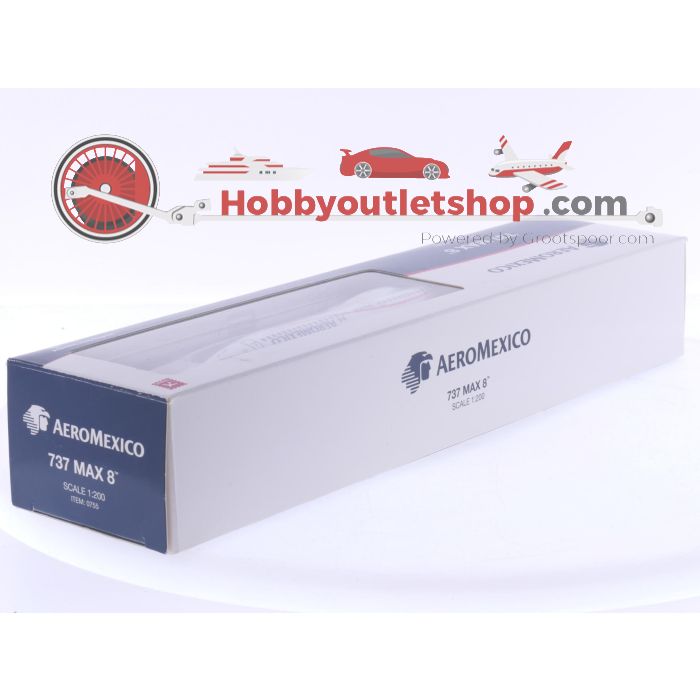 Schaal 1:200 Hogan Wings 0755 Boeing 737 MAX 8 Aeromexico Reg. N/A #8072 - sku: 20250806043523 - Nieuw - Afbeelding 5