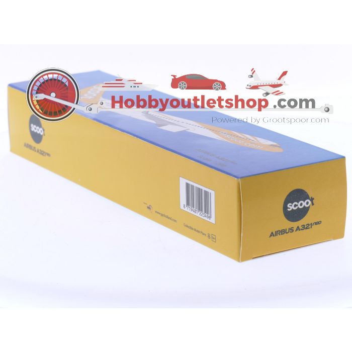 Schaal 1:200 PPC Holland 223496 Airbus A321neo Scoot Reg. 9V-NCA #8089