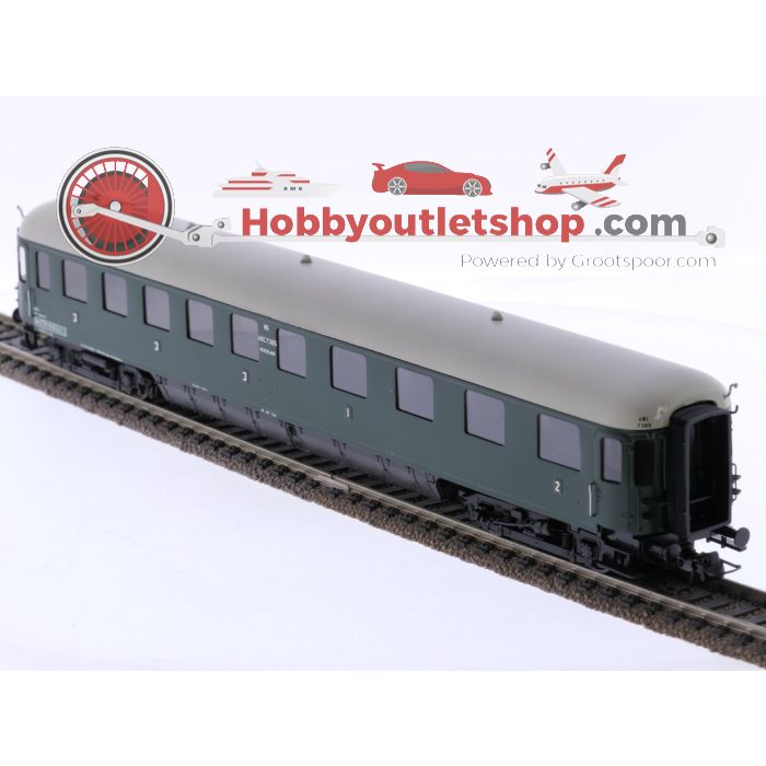 Schaal H0 Philotrain 2033A personenrijtuig ABC7305 1e, 2e en 3e kl. van de NS #P288