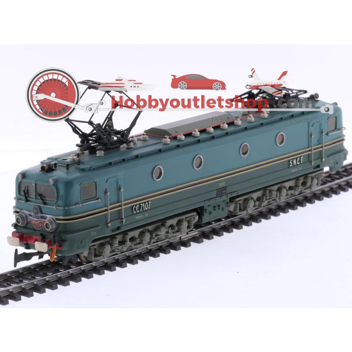 Schaal H0 Pocher 801/3 elektrische locomotief CC 7107 van de SNCF #P289