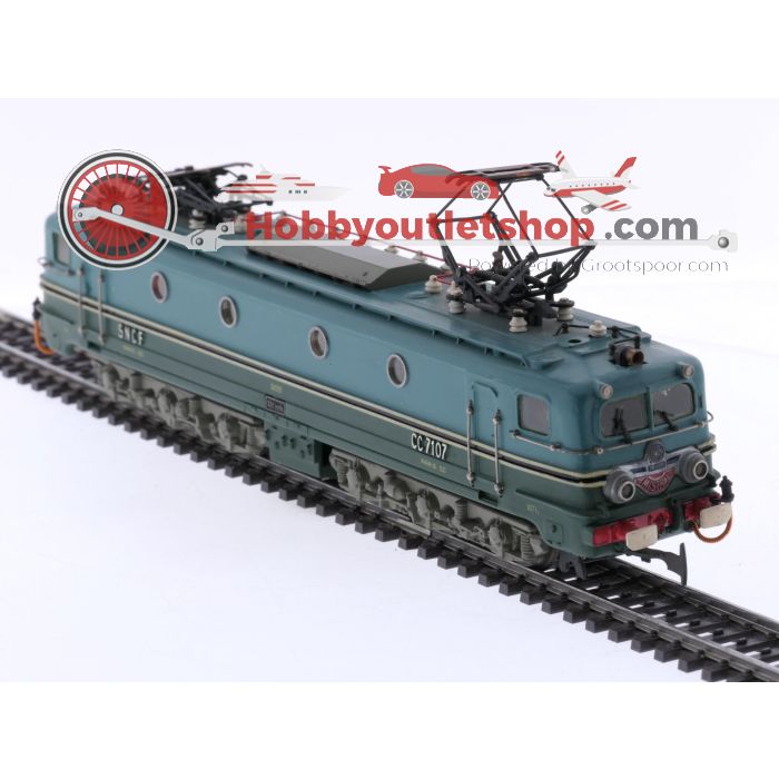 Schaal H0 Pocher 801/3 elektrische locomotief CC 7107 van de SNCF #P289