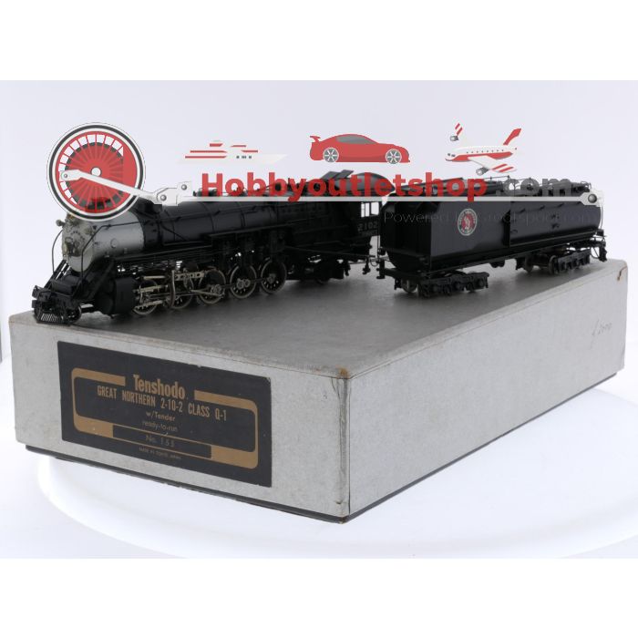 Schaal H0 Tenshodo No. 155 stoomlocomotief Class Q-1 2-10-2 van de Great Northern #P296 - sku: 20250813033033 - Gebraucht - Sehr guter Zustand - Bild 10