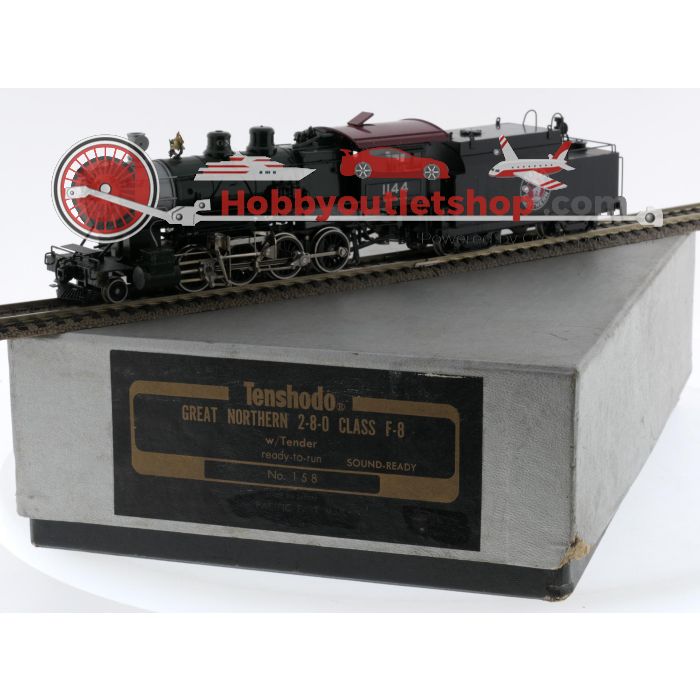 Schaal H0 Tenshodo No. 158 Class F-8 2-8-0 van de Great Northern #P298 - sku: 20250814091737 - Used - Very good condition - Photo 6