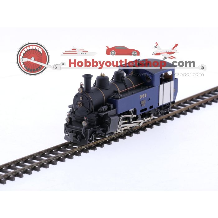 Schaal H0m Ferro-Suisse Dampflok HG3/4 Nr. 2 'Gletschhorn' van de DFB #P301