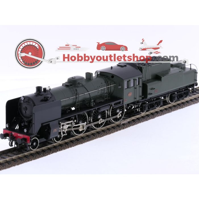 Schaal H0 Philotrain 74D stoomlocomotief Serie 4000 van de NS #P302