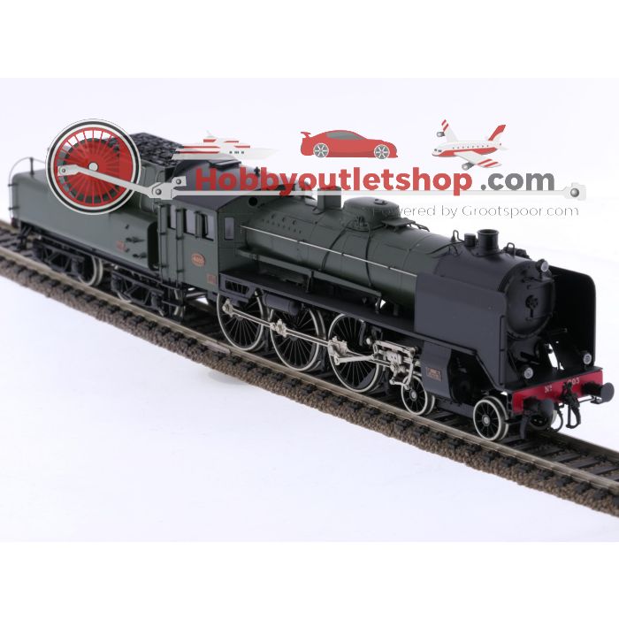 Schaal H0 Philotrain 74D stoomlocomotief Serie 4000 van de NS #P302
