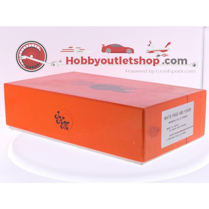 Schaal H0n3 Precision Scale Co. Iron Horse Models DL-535 diesel locomotief ALCO C-C van de White Pass & Yukon Route #P303