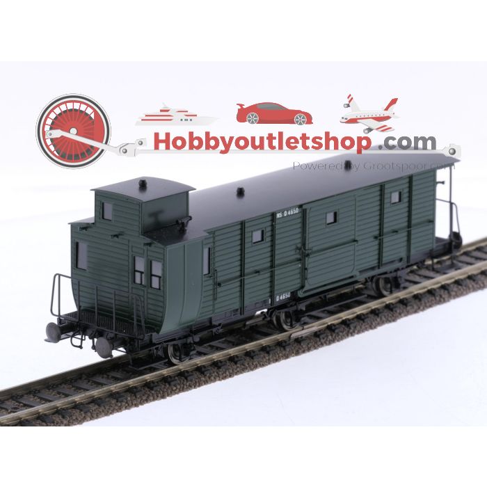 Schaal H0 Philotrain 34Cs bagagerijtuig D 4650 van de NS #P307