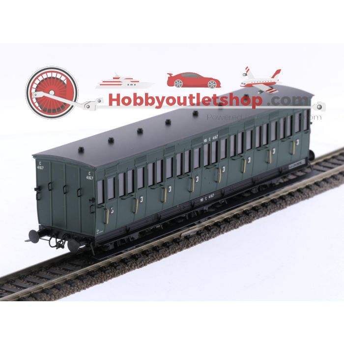 Schaal H0 Philotrain 12Bs personenrijtuig C8 C4167 3e kl. van de NS #P308 - sku: 20250815084650 - Gebruikt - Zo goed als nieuw - Afbeelding 3