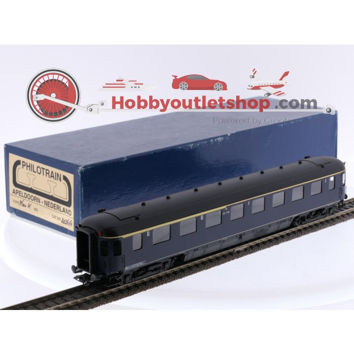 Schaal H0 Philotrain 2036A personenrijtuig Plan K AB 7355 van de NS #P311