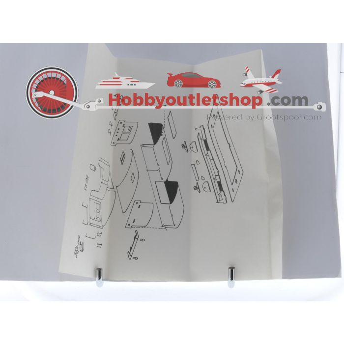 Schaal H0 Hobby-Teknik Z43/49 diesel locomotief Skd 214 van de NSB #P312