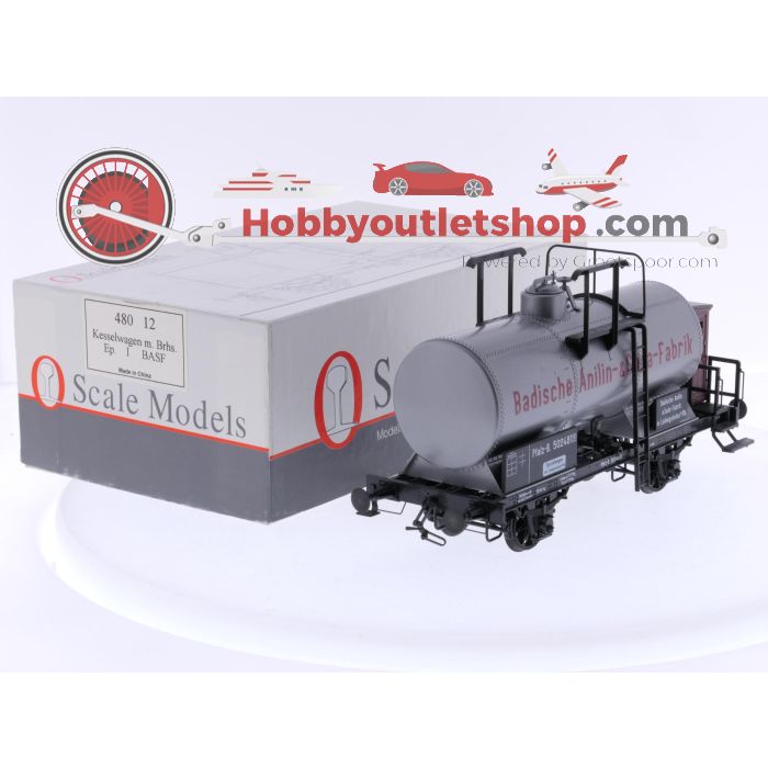 Schaal 0 0 Scale Models 480 12 ketelwagen m. Brhs. BASF #P313