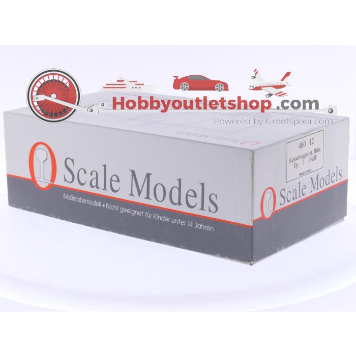 Schaal 0 0 Scale Models 480 12 ketelwagen m. Brhs. BASF #P313
