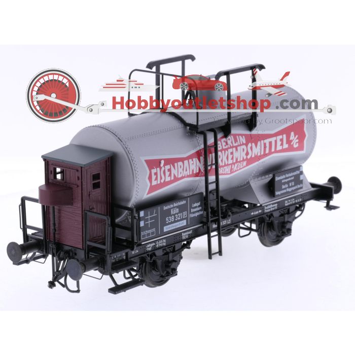 Schaal 0 0 Scale Models 480 21 ketelwagen m. Brhs. EVA van de DRG #P315