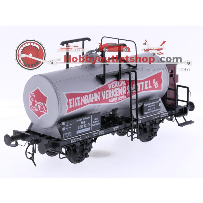 Schaal 0 0 Scale Models 480 21 ketelwagen m. Brhs. EVA van de DRG #P315