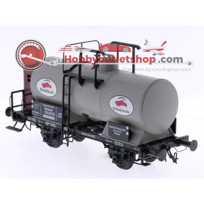Schaal 0 0 Scale Models 480 22 ketelwagen m. Brhs. Mobil Oel van de DRG #P318
