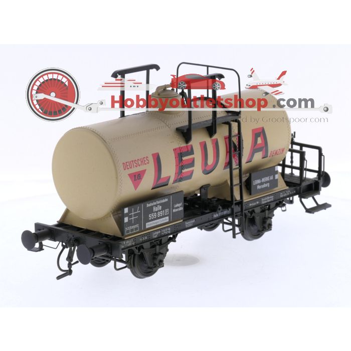 Schaal 0 0 Scale Models 480 41 ketelwagen m. Buhne Leuna van de DRG #P319
