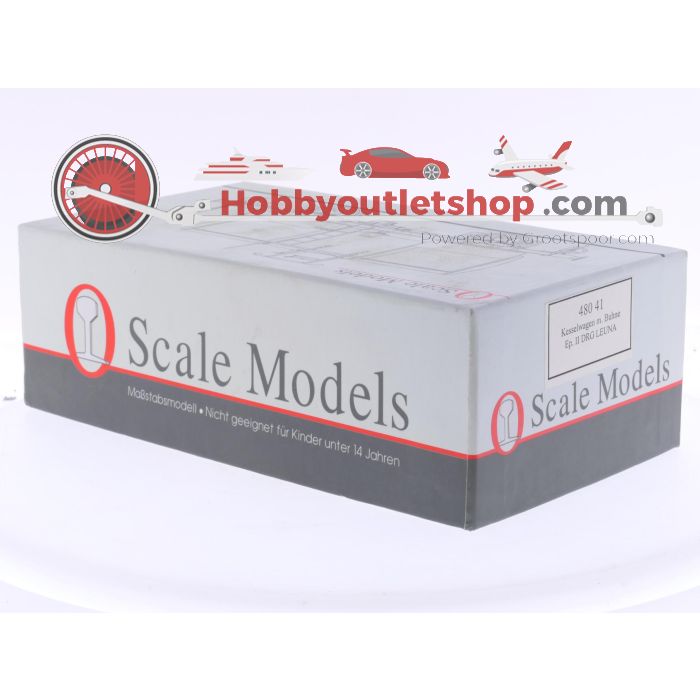 Schaal 0 0 Scale Models 480 41 ketelwagen m. Buhne Leuna van de DRG #P319