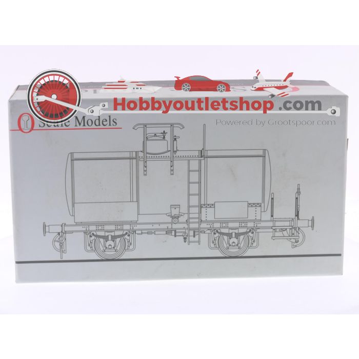 Schaal 0 0 Scale Models 480 41 ketelwagen m. Buhne Leuna van de DRG #P319