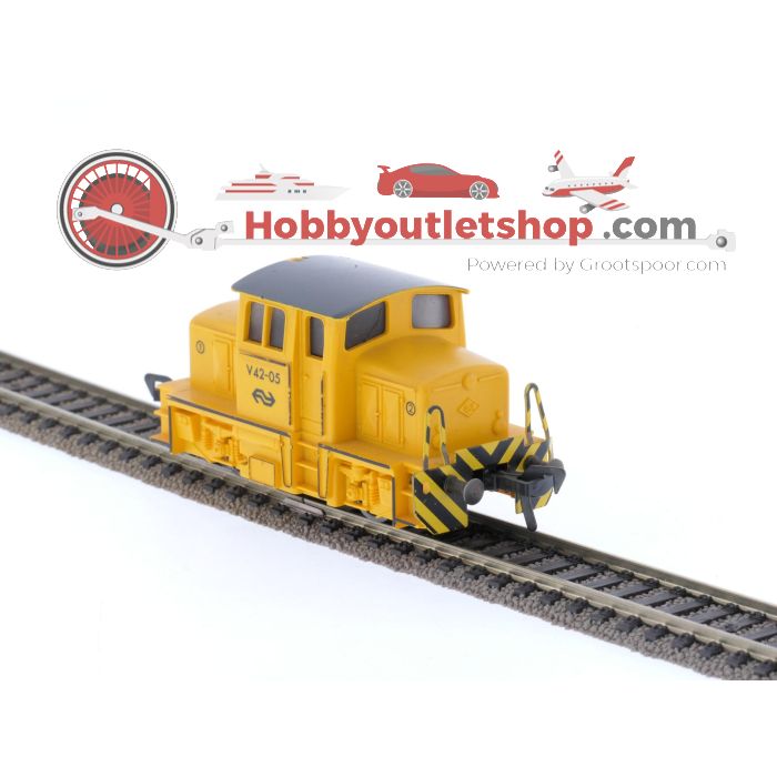 Schaal H0 Fleischmann 6308 diesellocomotief V 42-05 van de NS #8096 BASTLER, MISSING PARTS
