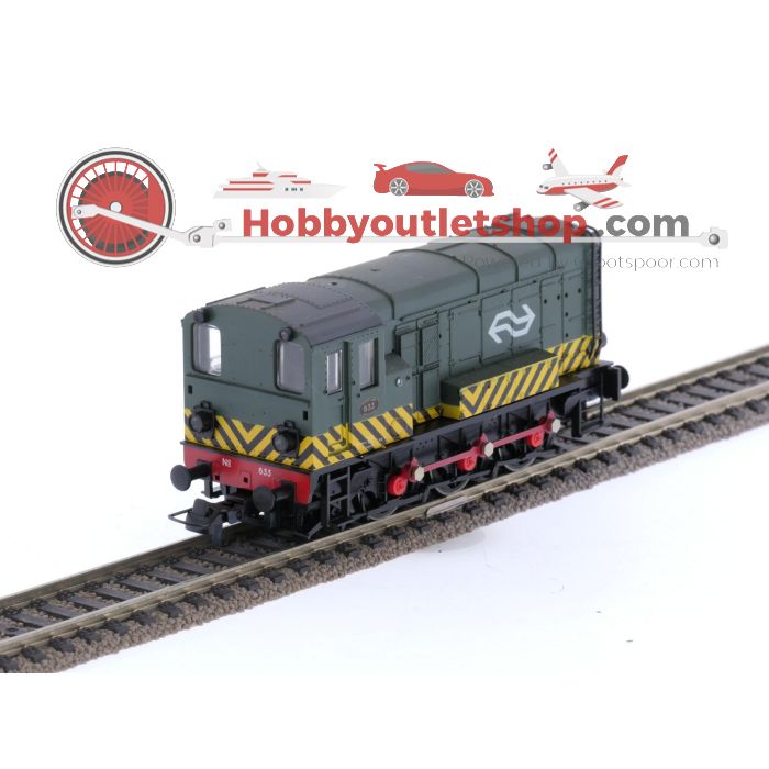 Schaal H0 Roco 43396 diesellocomotief Serie 600 'Hippel' van de NS #8097