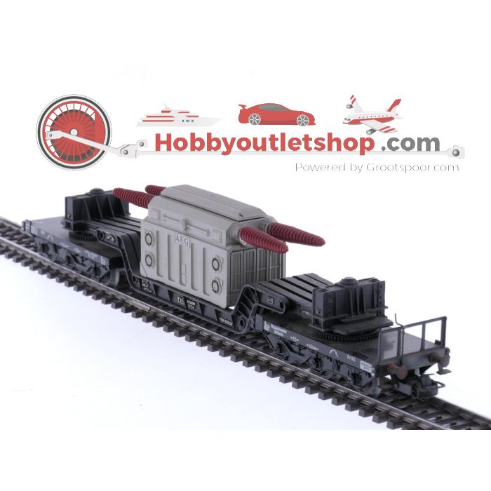 Schaal H0 Märklin 4617 set van 3 kuilwagen van de DB #8099