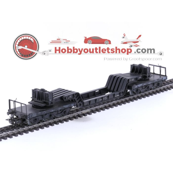 Schaal H0 Märklin 4617 set van 3 kuilwagen van de DB #8099