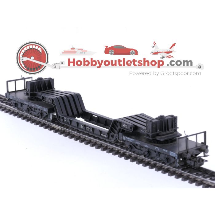 Schaal H0 Märklin 4617 set van 3 kuilwagen van de DB #8099