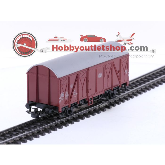 Schaal H0 Märklin 4411, 4509, 4605, 4934 en 48159 set van 5 gesloten goederenwagens van de DB #8100 - sku: 20250820014602 - Gebruikt - Zeer goede staat - Afbeelding 12