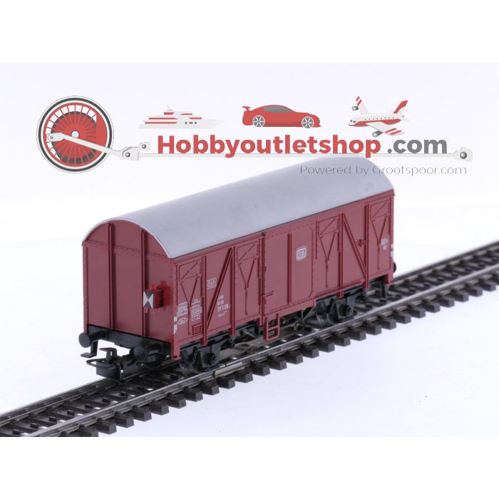 Schaal H0 Märklin 4411, 4509, 4605, 4934 en 48159 set van 5 gesloten goederenwagens van de DB #8100 - sku: 20250820014602 - Gebruikt - Zeer goede staat - Afbeelding 14