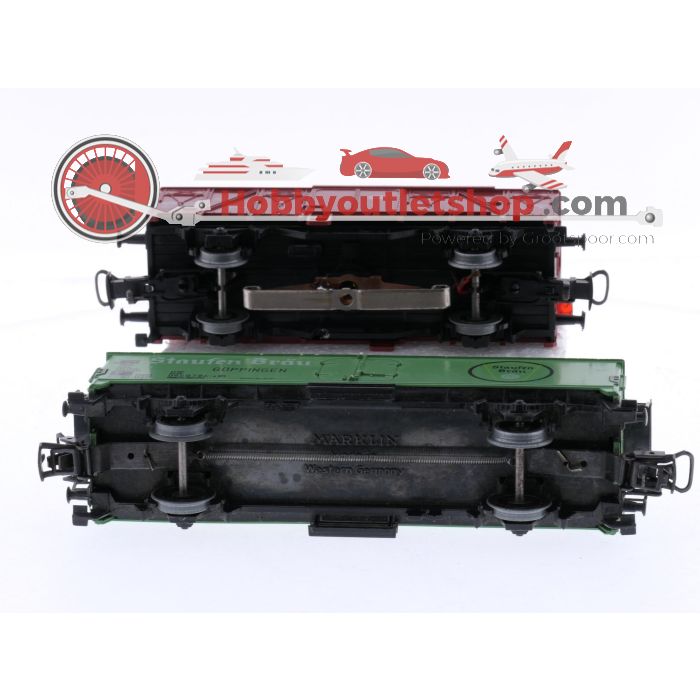 Schaal H0 Märklin 4411, 4509, 4605, 4934 en 48159 set van 5 gesloten goederenwagens van de DB #8100 - sku: 20250820014602 - Gebruikt - Zeer goede staat - Afbeelding 16