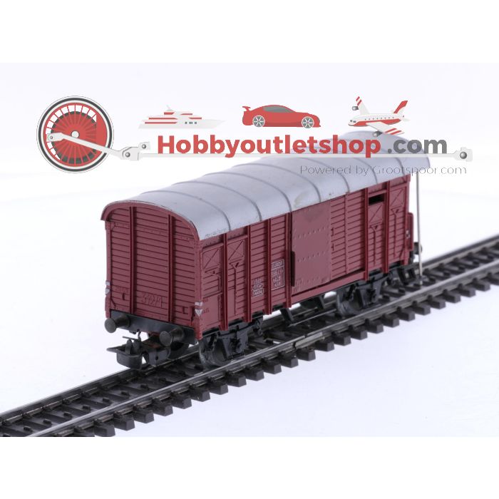 Schaal H0 Märklin 4411, 4509, 4605, 4934 en 48159 set van 5 gesloten goederenwagens van de DB #8100 - sku: 20250820014602 - Gebruikt - Zeer goede staat - Afbeelding 17