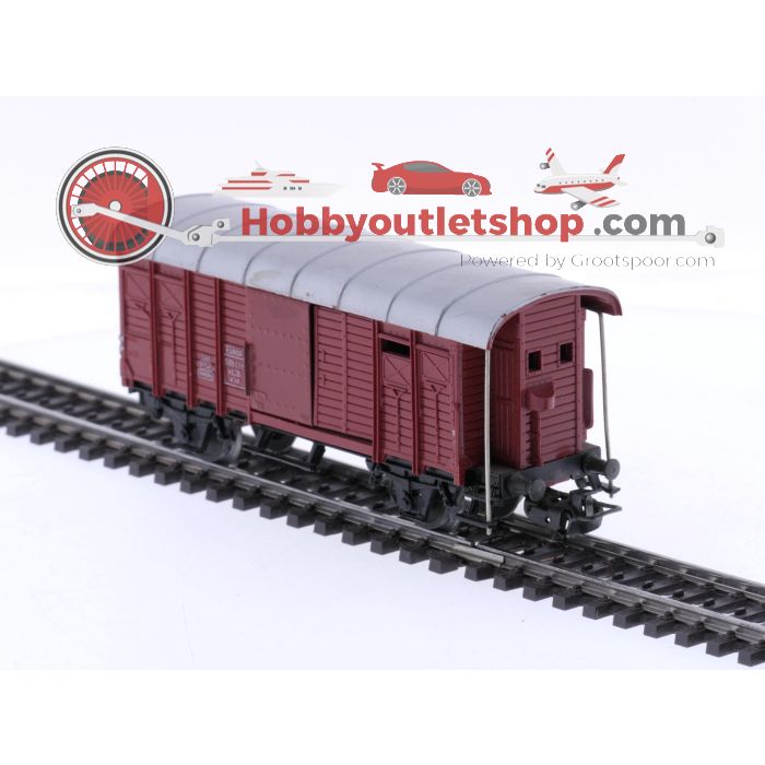 Schaal H0 Märklin 4411, 4509, 4605, 4934 en 48159 set van 5 gesloten goederenwagens van de DB #8100 - sku: 20250820014602 - Gebruikt - Zeer goede staat - Afbeelding 18