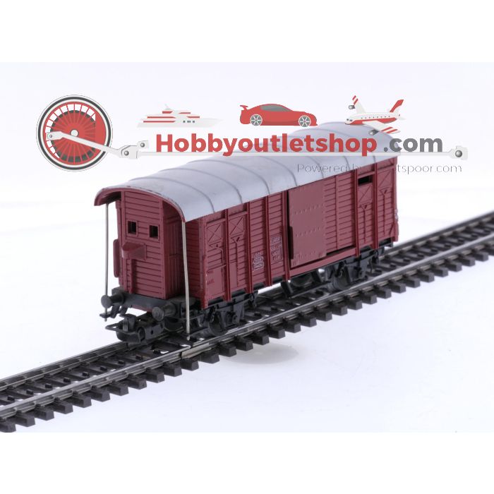 Schaal H0 Märklin 4411, 4509, 4605, 4934 en 48159 set van 5 gesloten goederenwagens van de DB #8100 - sku: 20250820014602 - Gebruikt - Zeer goede staat - Afbeelding 19