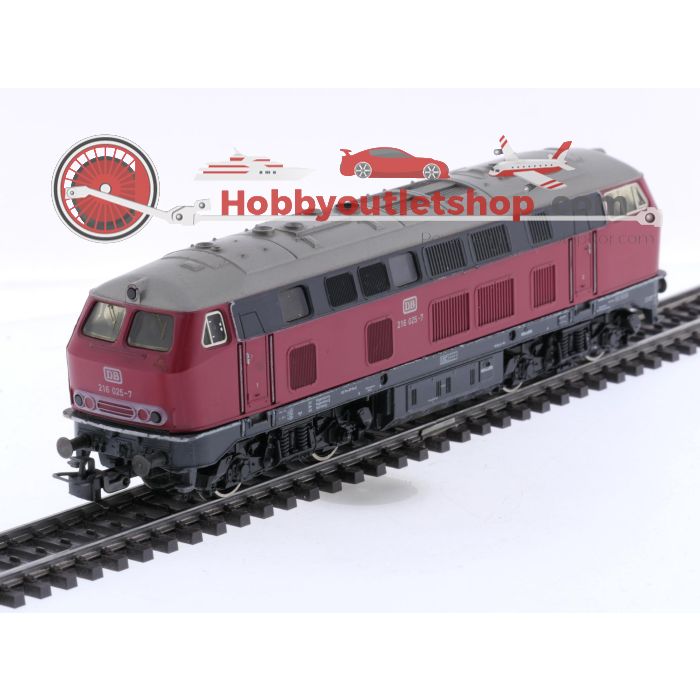 Schaal H0 Märklin 3075.3 diesellocomotief BR 216 van de DB #8103