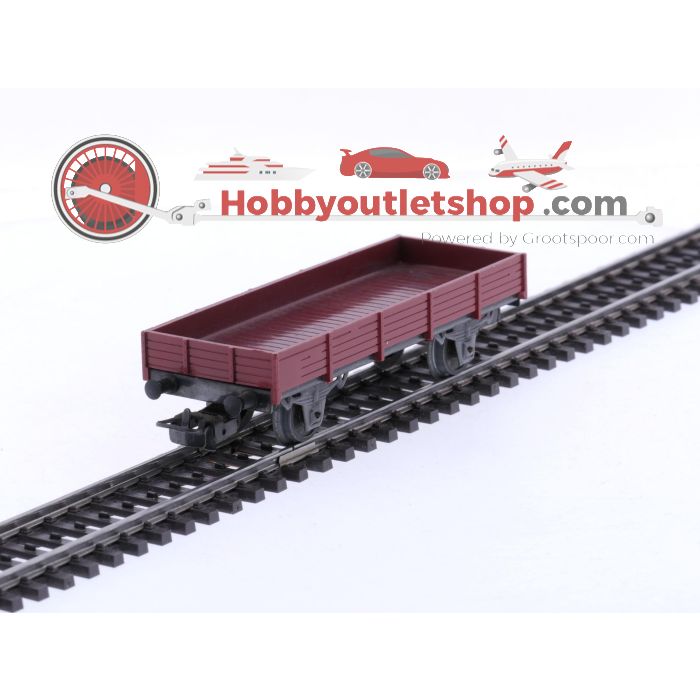 Schaal H0 Märklin en Electrotren 4503, 4607, 4612 en 2777 set van 4 goederenwagens van de DB #8106